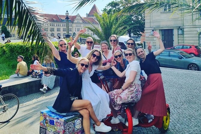 Beer Bike & Party Bike Highlights Berlin City Tour including pick-up - The ride style: music first, pedaling second (and optional beer)