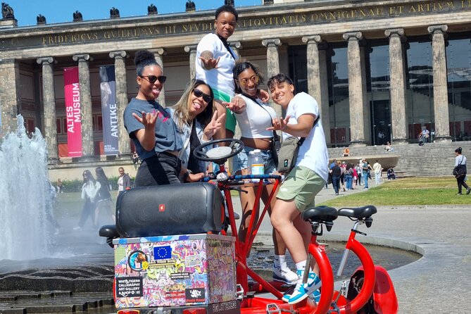 Beer Bike & Party Bike Highlights Berlin City Tour including pick-up - Government District hits: Reichstag, Chancellery, and Soviet tanks