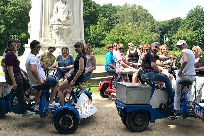 Beer Bike & Party Bike Highlights Berlin City Tour including pick-up - The remembrance arc: Holocaust Memorial and Topography of Terror