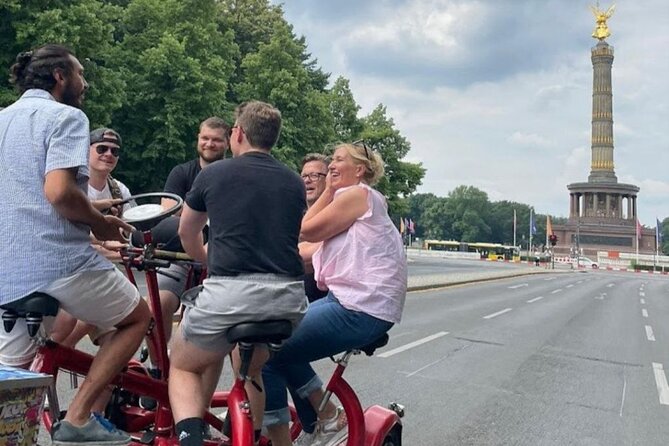Beer Bike & Party Bike Highlights Berlin City Tour including pick-up - Starting at Pariser Platz and setting your bearings fast