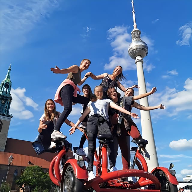 Beer Bike & Party Bike: Unforgettable Berlin City Tour incl. pickup - Holocaust Memorial to Potsdamer Platz: moving from heavy to dynamic