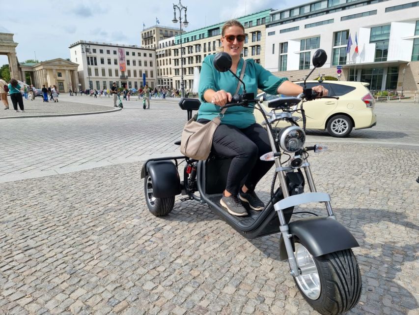 Berlin City: 2 Hour Guided Fat Tire E-Scooter Tour - Brandenburg Gate: the big landmark stop that actually fits in your day
