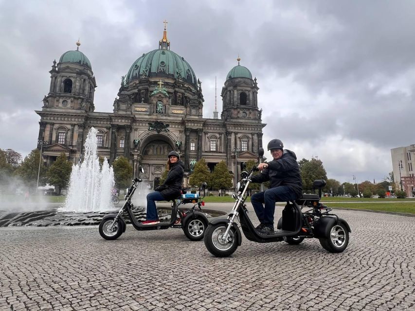 Berlin City: 2 Hour Guided Fat Tire E-Scooter Tour - Reichstag Building area: seeing power in motion
