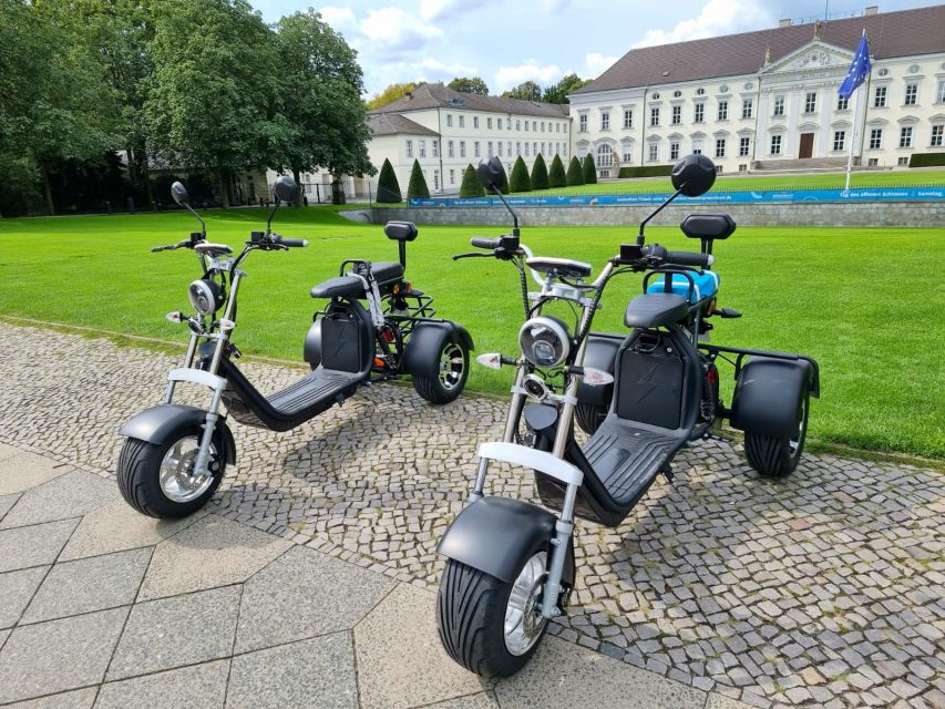 Berlin City: 2 Hour Guided Fat Tire E-Scooter Tour - Spree River banks, parks, and the ride between big moments