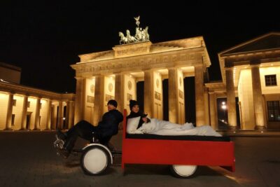 Berlin: City Sightseeing Tour in a Unique BedBike - Meeting at the TV Tower: the starting line for photos and people-watching