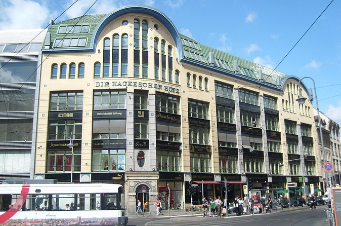 Berlin City Walking Tour of Scheunenviertel and Hackesche Höfe in Berlin Mitte - Stop 2: Hackescher Markt, Haus Schwrzenberg, and a WWII-era hiding place