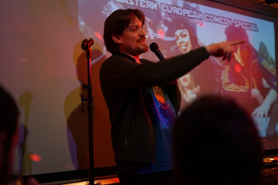 Berlin: Eastern European Comedy Special Ticket and Free Shot - What You Get When the Hosts Welcome You