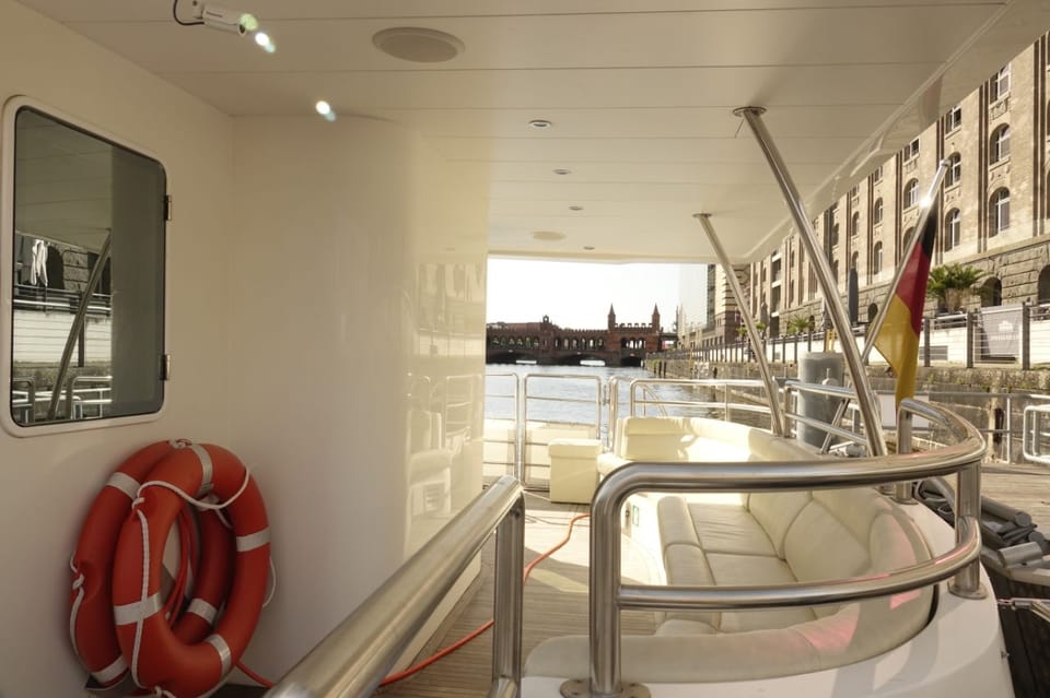 Berlin: Exclusive Boat Tour on a Solar-Powered Catamaran - Audio guides only: how to get the best listening experience