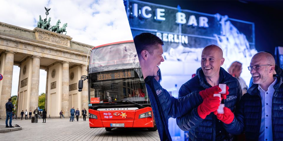 Berlin: Hop-On Hop-Off Bus and Icebar Ticket Combo - Key highlights you’ll actually feel