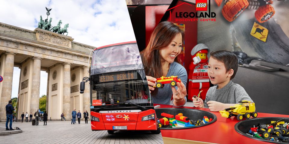 Berlin: Hop-On Hop-Off Bus & LEGOLAND Discovery Centre - The hop-on hop-off bus: 24 hours to see Berlin your way