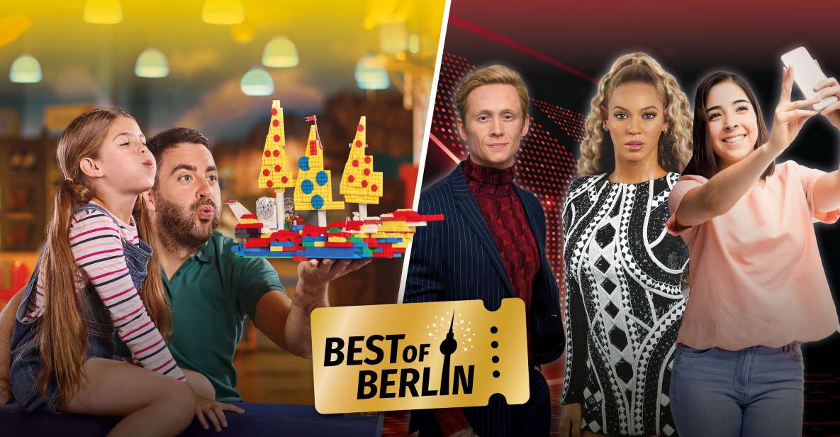 Berlin: LEGOLAND Discovery Centre and Madame Tussauds Ticket - Two Attractions, One Easy Berlin Day