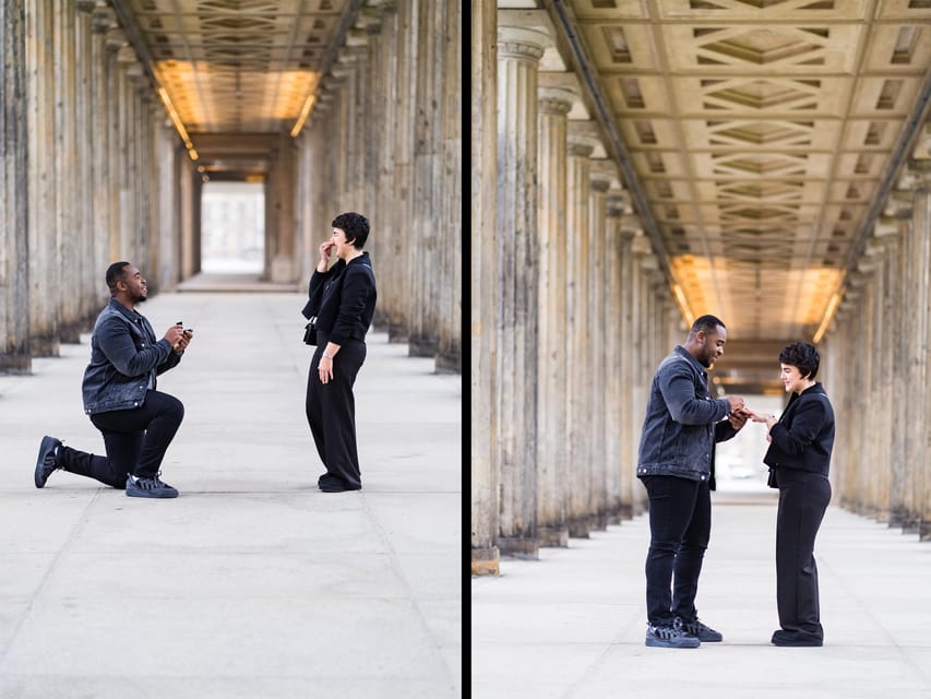 Berlin Love Story: Surprise Proposal Photography Session - Planning your Berlin proposal photography mission without tipping off the surprise