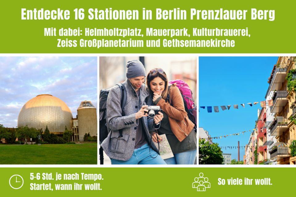 Berlin Prenzlauer Berg: Scavenger Hunt Self-Guided Tour - Gethsemane Church puzzles: learning without a lecture