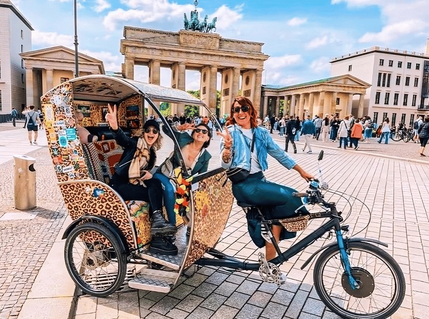 Berlin Rickshaw Tour -2 hours & hotel pickup - groups up to 16 people - Booking Tips That Help Your Tour Go Smoother