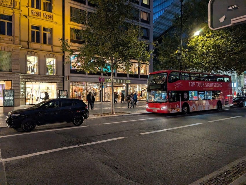 Christmas market lights tour bus through Berlin, free mulled wine (2.5 hours) - Kurfürstendamm to Breitscheidplatz: where the lights start