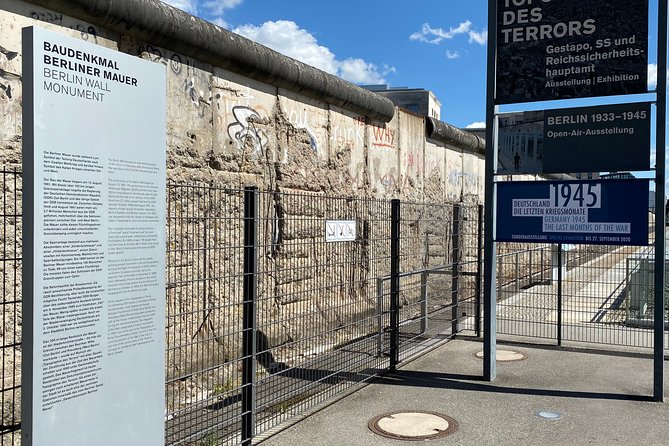 Cold War Berlin - Private Live Virtual Experience - Topography of Terror and the Berlin Wall walk