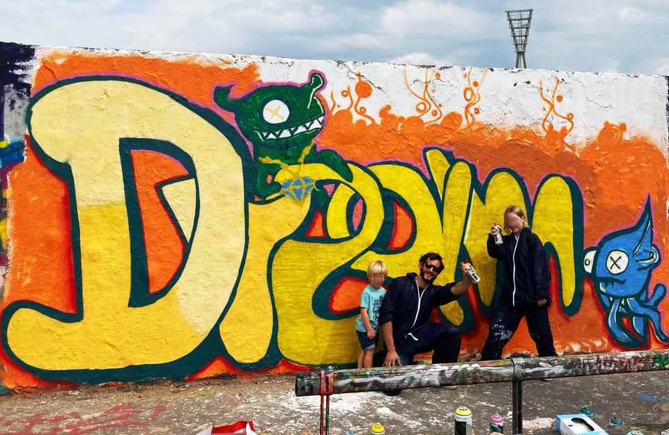 Graffitiworkshop Berlin - How to get better results quickly (without overthinking it)