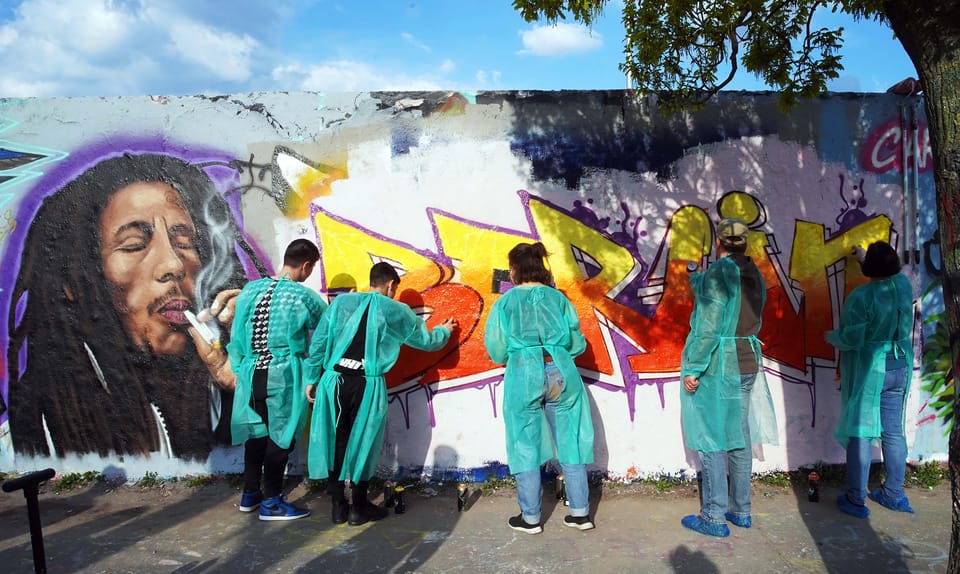 Graffitiworkshop Berlin - The 90-minute flow: styles, letters, sketches, then spraying