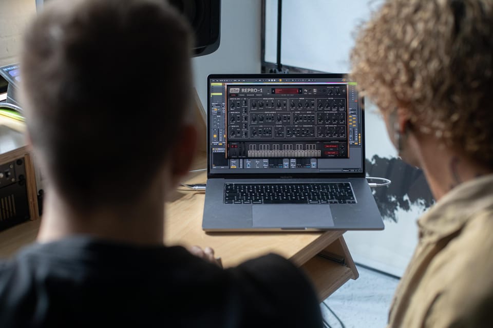 Produce Techno and House Music in Berlin - The studio setup: modern gear, vintage flavors, and real instruments